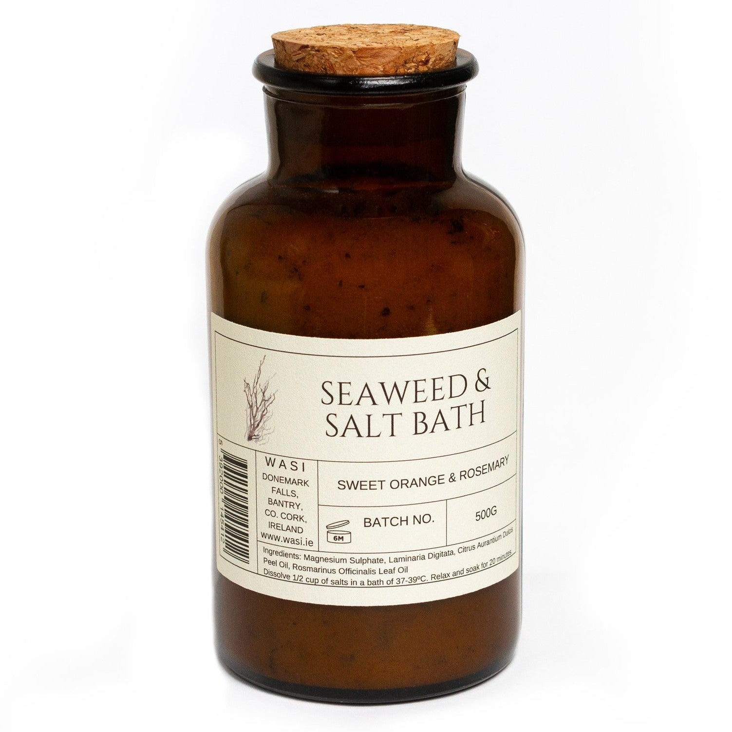 Wasi Irish Seaweed Bath Salts - The Celtic Gift Store - Beauty and Wellness