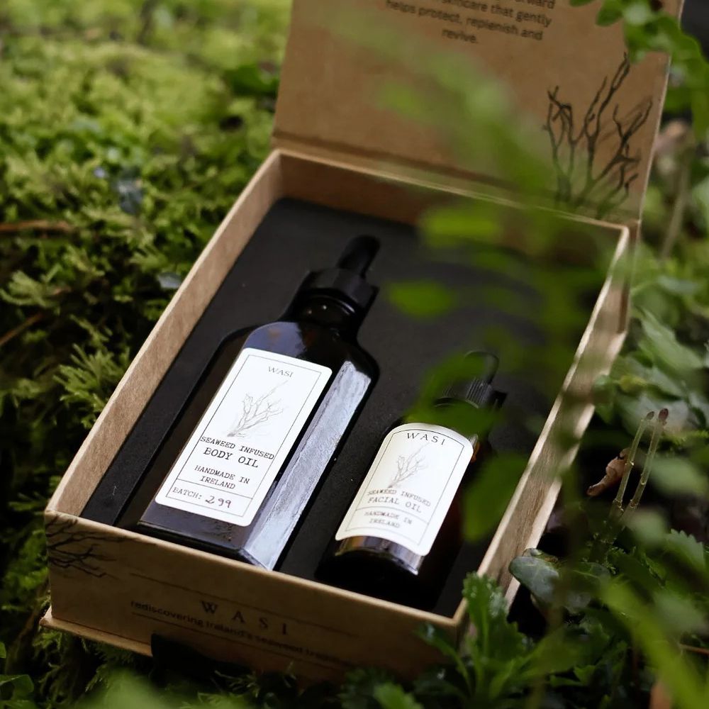 Wasi Irish Seaweed Gift Set - Body and Facial Oil Duo