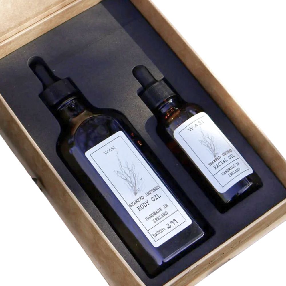 Wasi Irish Seaweed Gift Set - Body and Facial Oil Duo