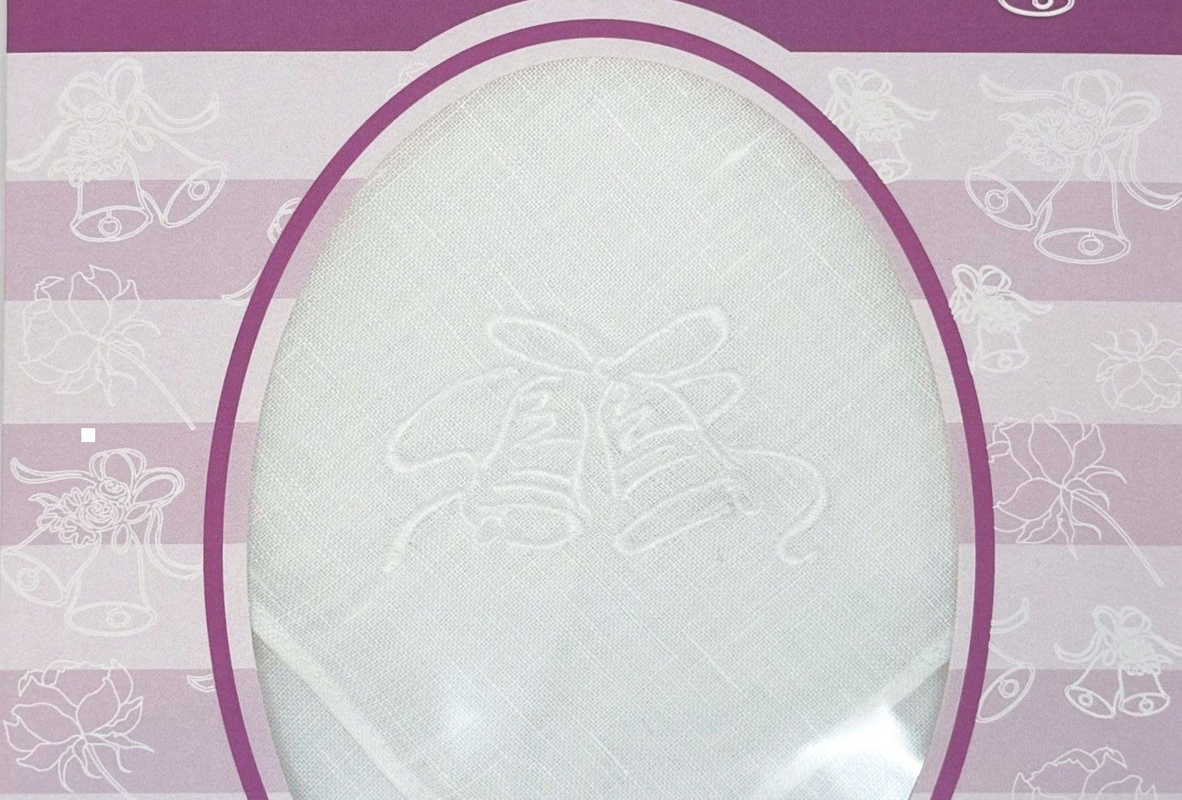 Wedding Bells Embroidered Irish Linen Handkerchief - The Celtic Gift Store - Clothing Accessories