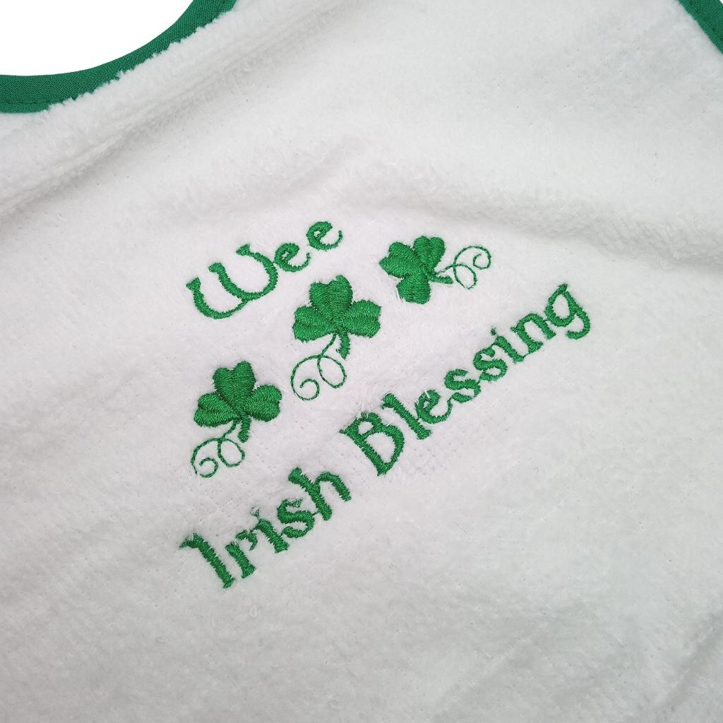 Wee Irish Blessing Bib by Wee One Collection - Baby & Toddler