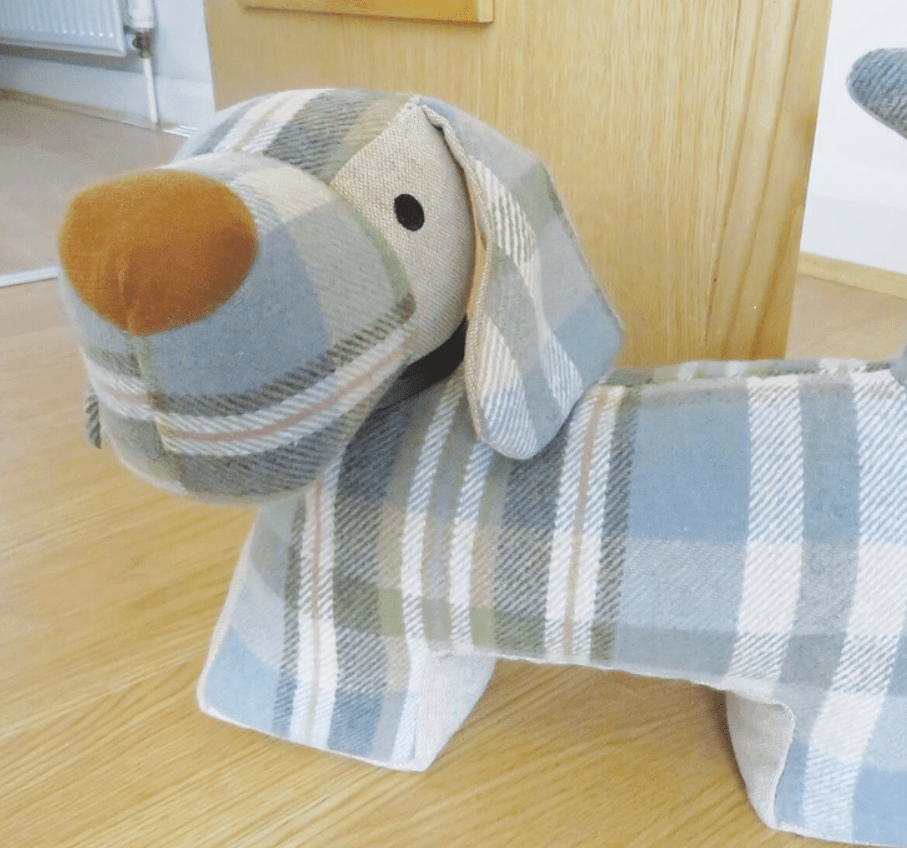 Weighted Green Tweed Dog Doorstop - The Celtic Gift Store - Decor
