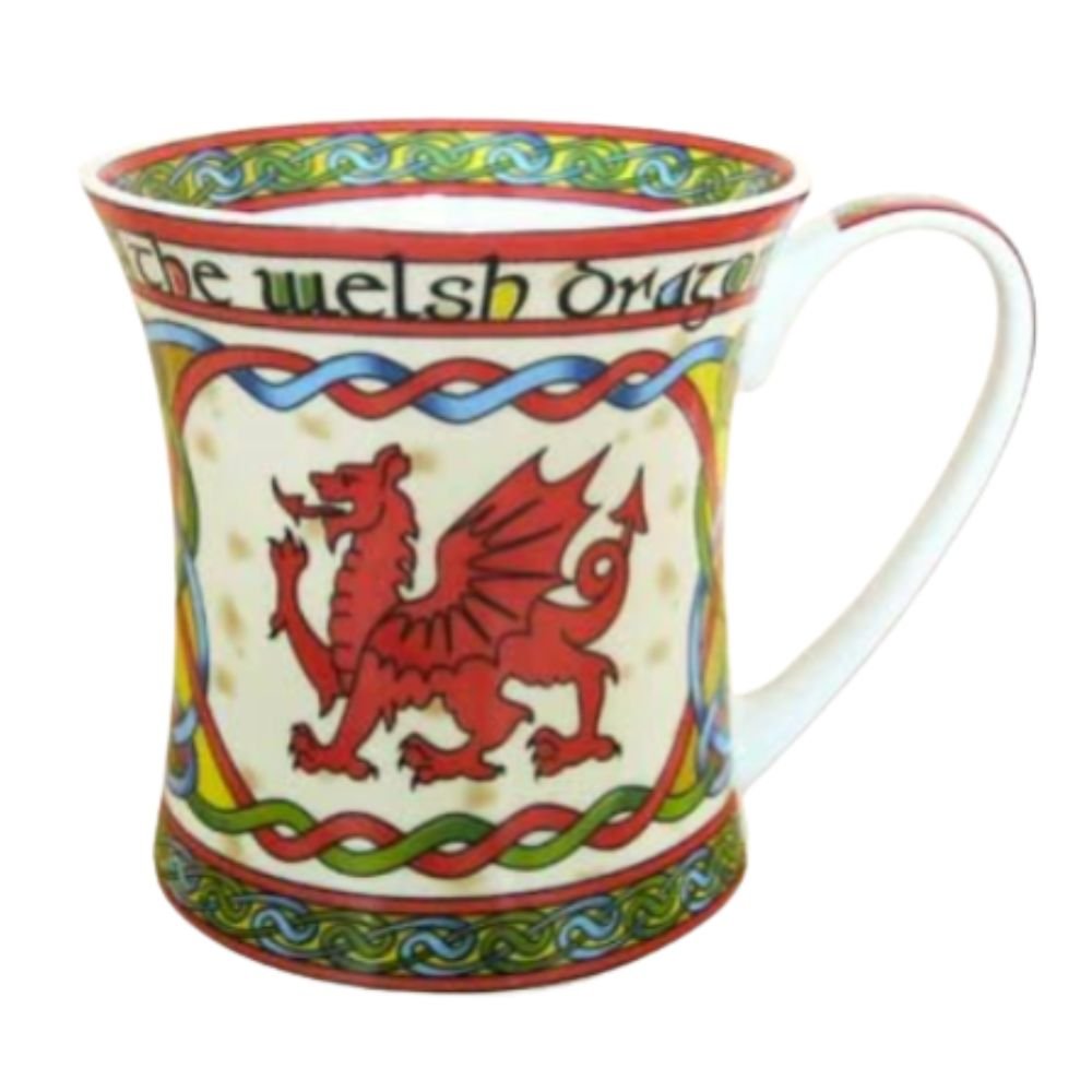 Welsh Dragon Mug - Welsh Weave - The Celtic Gift Store - Drinkware