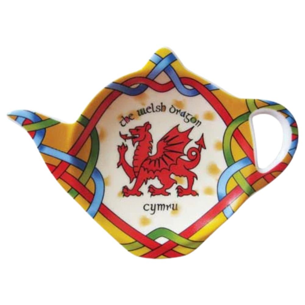 Welsh Dragon Teabag Holder - Welsh Weave - The Celtic Gift Store - Kitchenware
