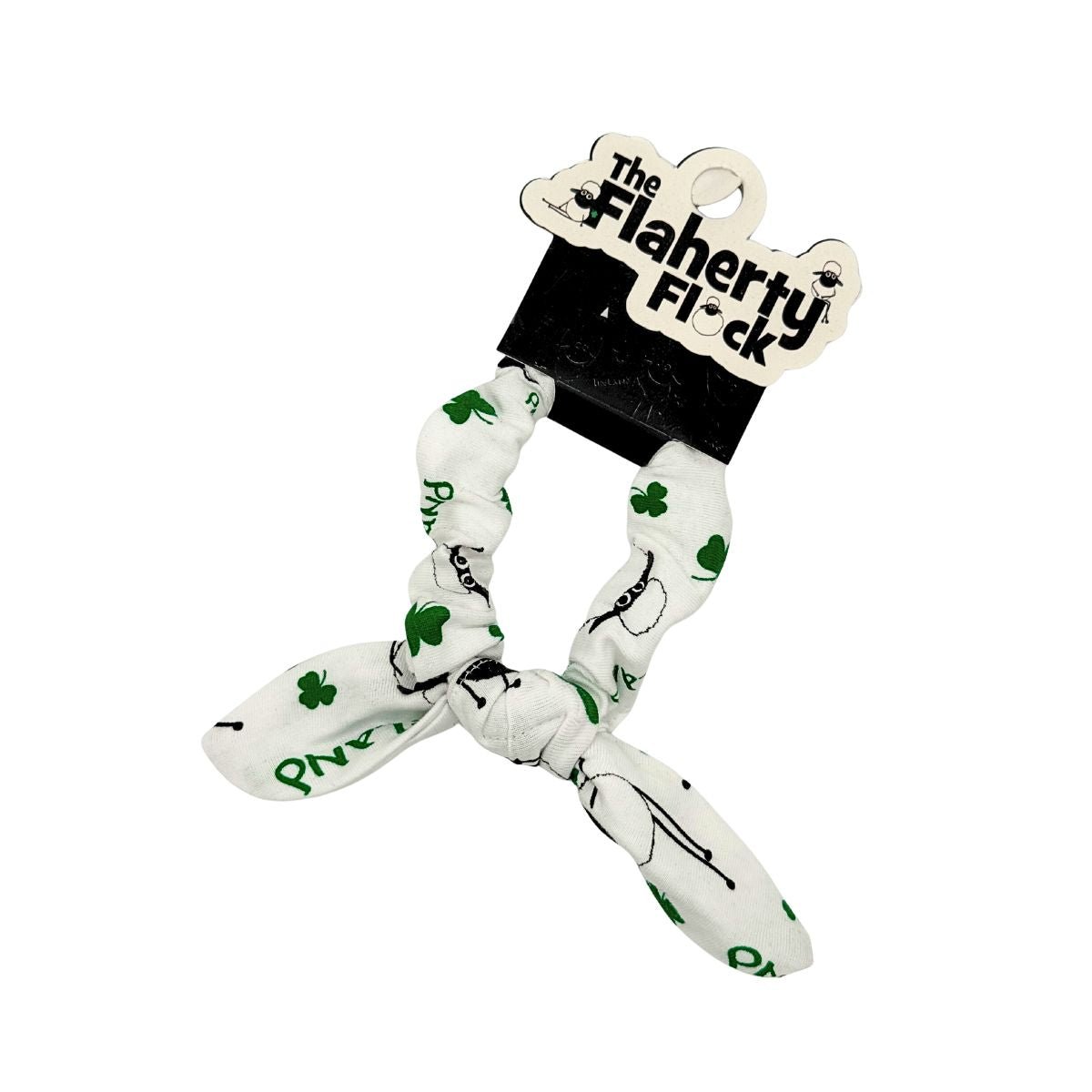 White Flaherty Flock Sheep Scrunchie