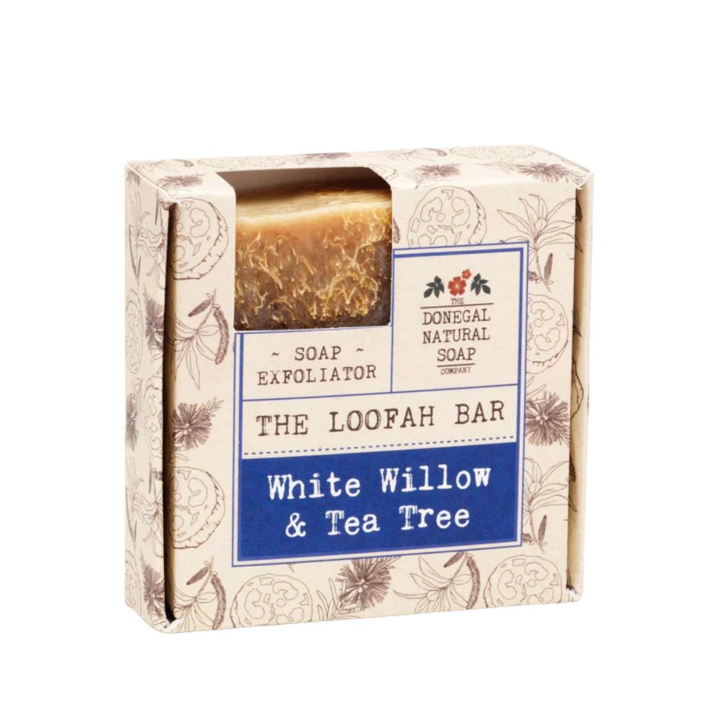 White Willow & Tea Tree Irish Handmade Loofa Bar
