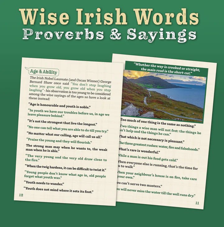 Wise Irish Words: Proverbs & Sayings - The Celtic Gift Store - Books