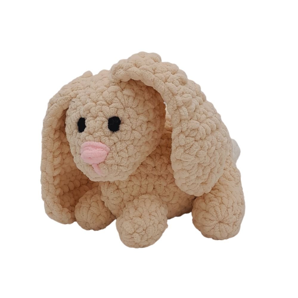 Wonky Woolins Crocheted Binky Bunny Stuffed Animal