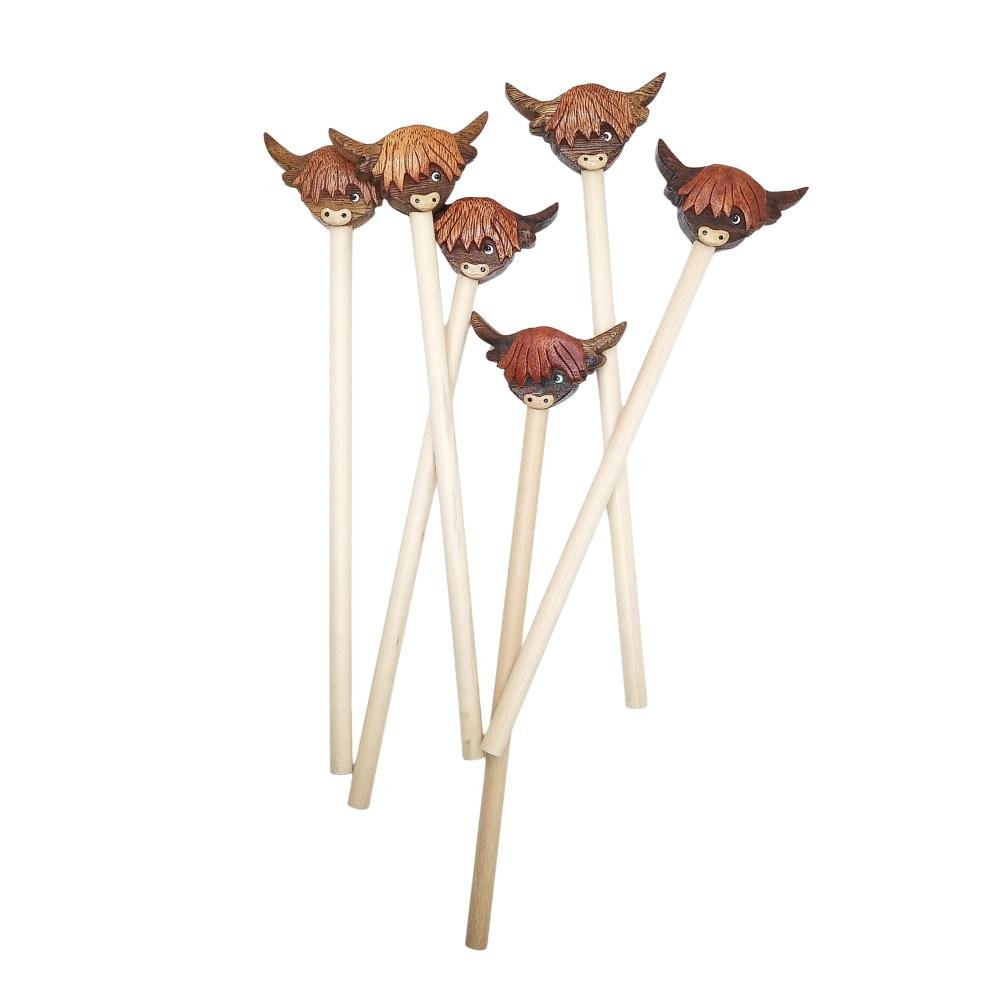 Wooden Cow Pencil