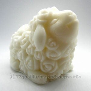 12 Quail Farm Sheep Soap - White - The Celtic Gift Store - Beauty and Wellness