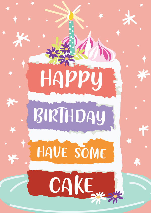 Cake Day Greeting Card