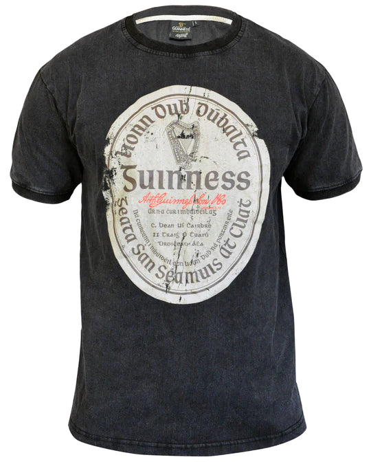 The Guinness Distressed Gaelic Label T-Shirt