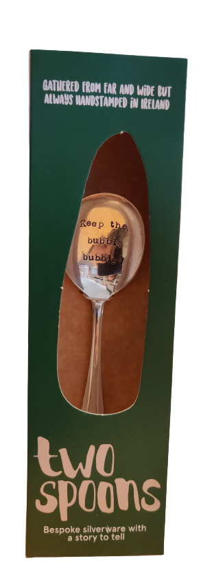 'Keep the bubbly bubbly' Champagne Spoon