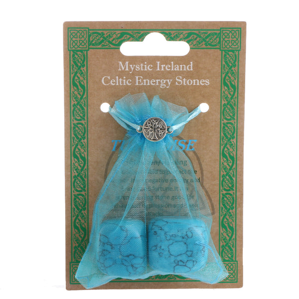 Mystic Ireland Celtic Energy Turquoise Semi Precious Stones Bagged