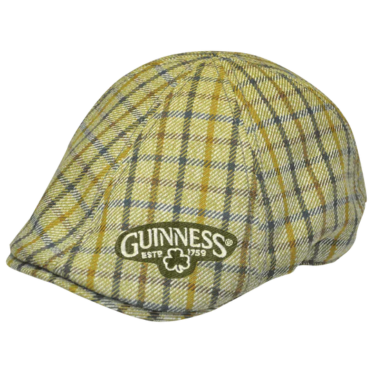 Guinness Plaid Wool Ivy Cap