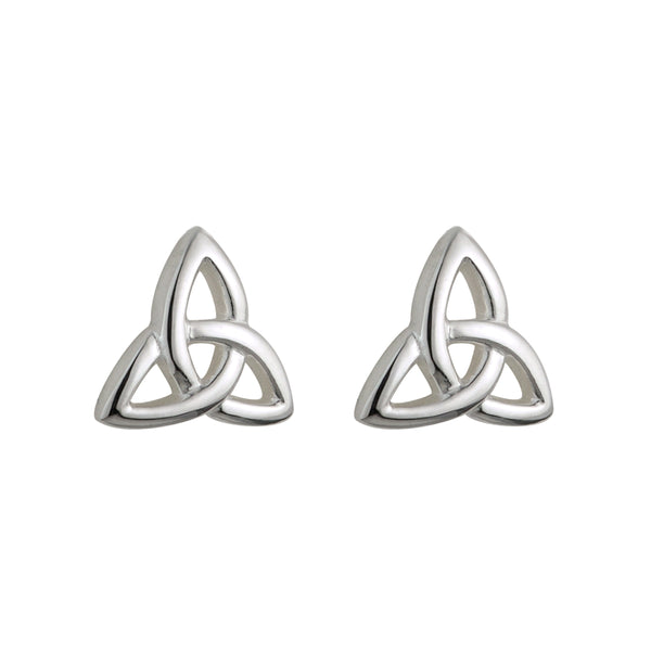 Silver Kids Trinity Knot Stud Earrings