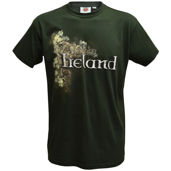 Bottle Green Celtic Ireland Mens T-Shirt