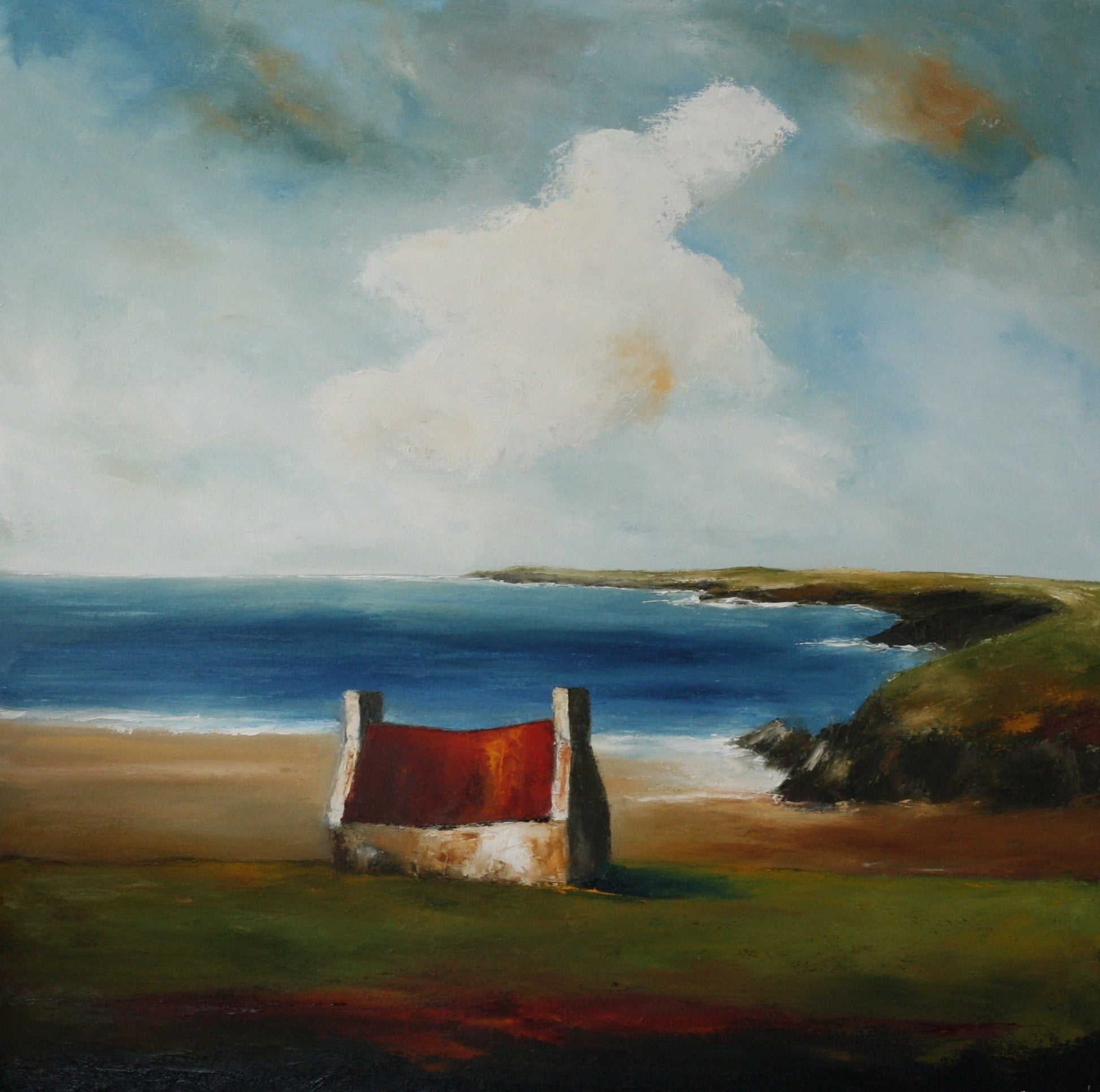'A Simple Life' by Padraig McCaul - Mounted Print 16"x16" - The Celtic Gift Store - Decor