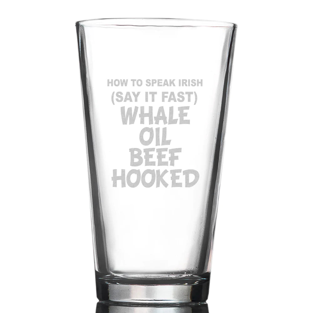 All Be Hooked Wine Glass - The Celtic Gift Store - 