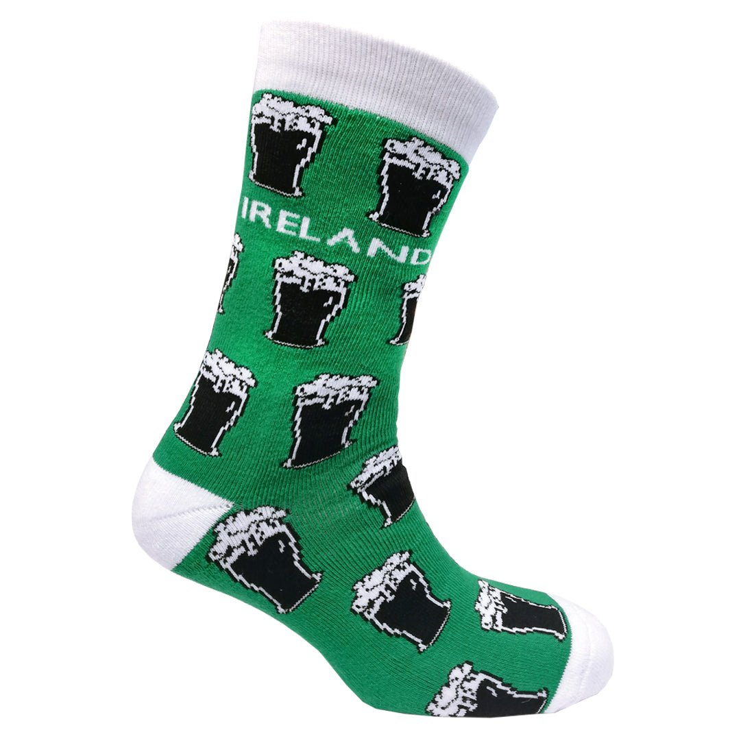 Black/ Green Pint Bring Me a Drink Sock - The Celtic Gift Store - 