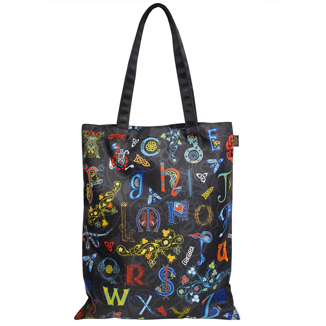 Book Of Kells Celtic Alphabet Tote Bag - The Celtic Gift Store - Apparel & Accessories