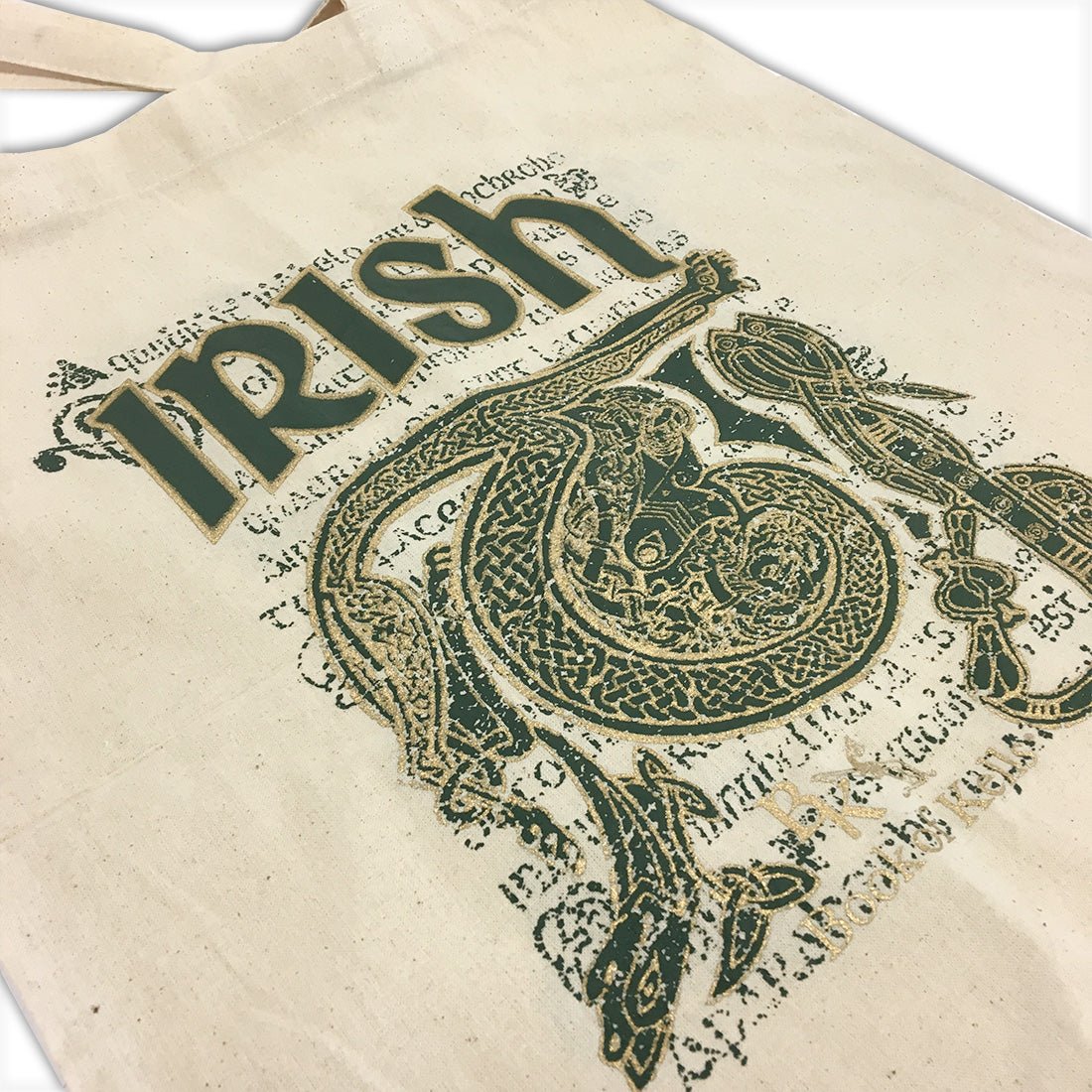 Book Of Kells Irish Celtic Knot Shopper Bag - The Celtic Gift Store - Clothing Accessories