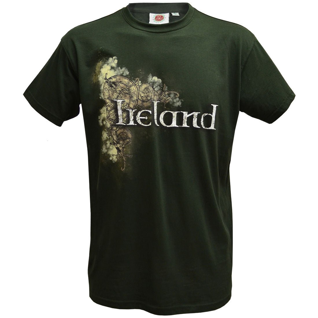 Bottle Green Celtic Ireland Mens T-Shirt - The Celtic Gift Store - 