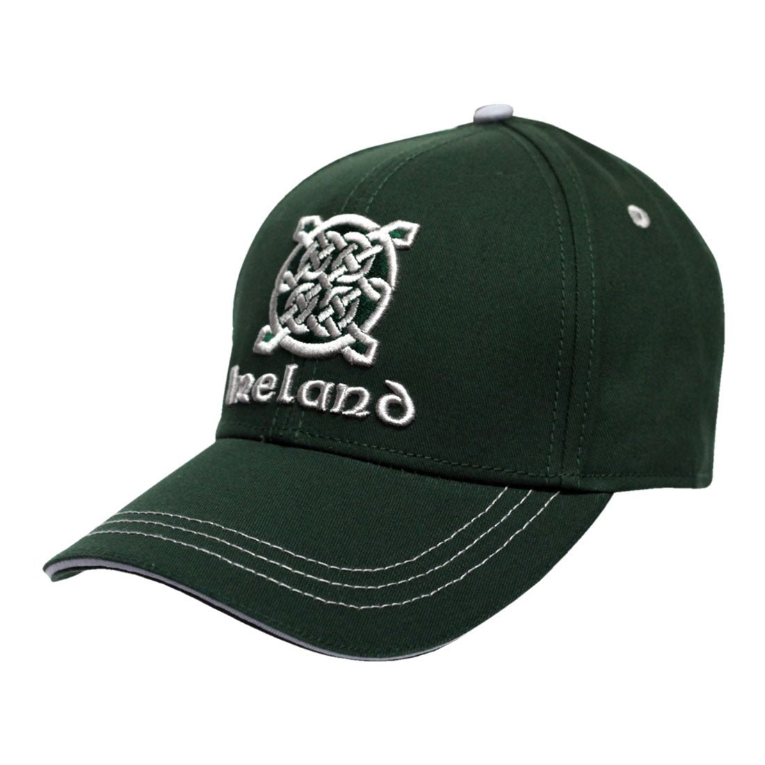 Bottle Green Ireland Celtic Knot Baseball Cap - The Celtic Gift Store - Hats