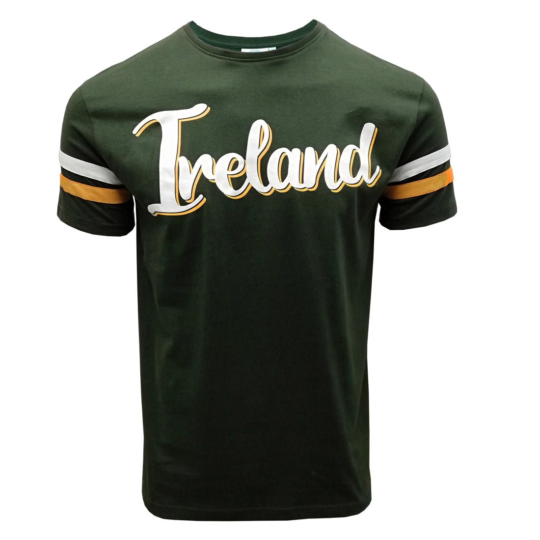 Bottle Green/Cream Ireland Tape T-Shirt