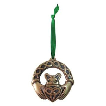 Bronze Claddagh Ornament - The Celtic Gift Store - Decor