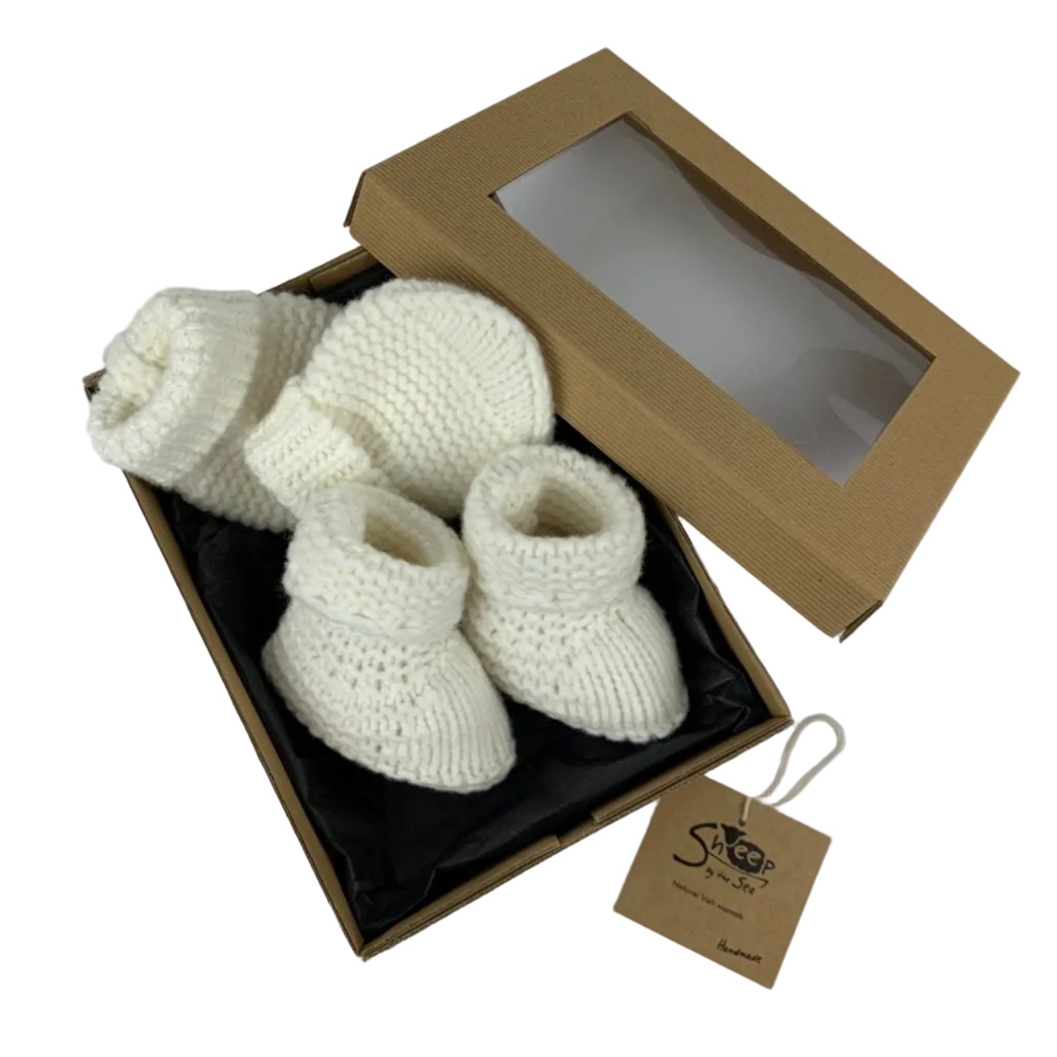 Cashmere Mittens and Booties Newborn Set. - The Celtic Gift Store - 
