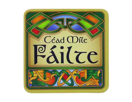 Cead Mile Failte Coaster - The Celtic Gift Store - Decor