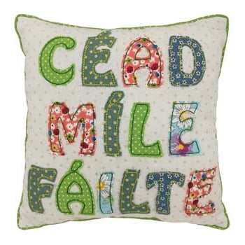 Cead Mile Failte Irish Throw Pillow - The Celtic Gift Store - Decor