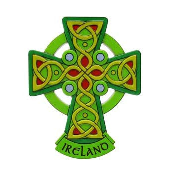 Celtic Cross Ireland Magnet - The Celtic Gift Store - Decor