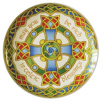 Celtic Cross Plate - Irish Weave - The Celtic Gift Store - Decor