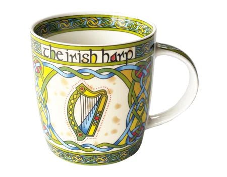 Celtic Harp Mug - Irish Weave - The Celtic Gift Store - Drinkware