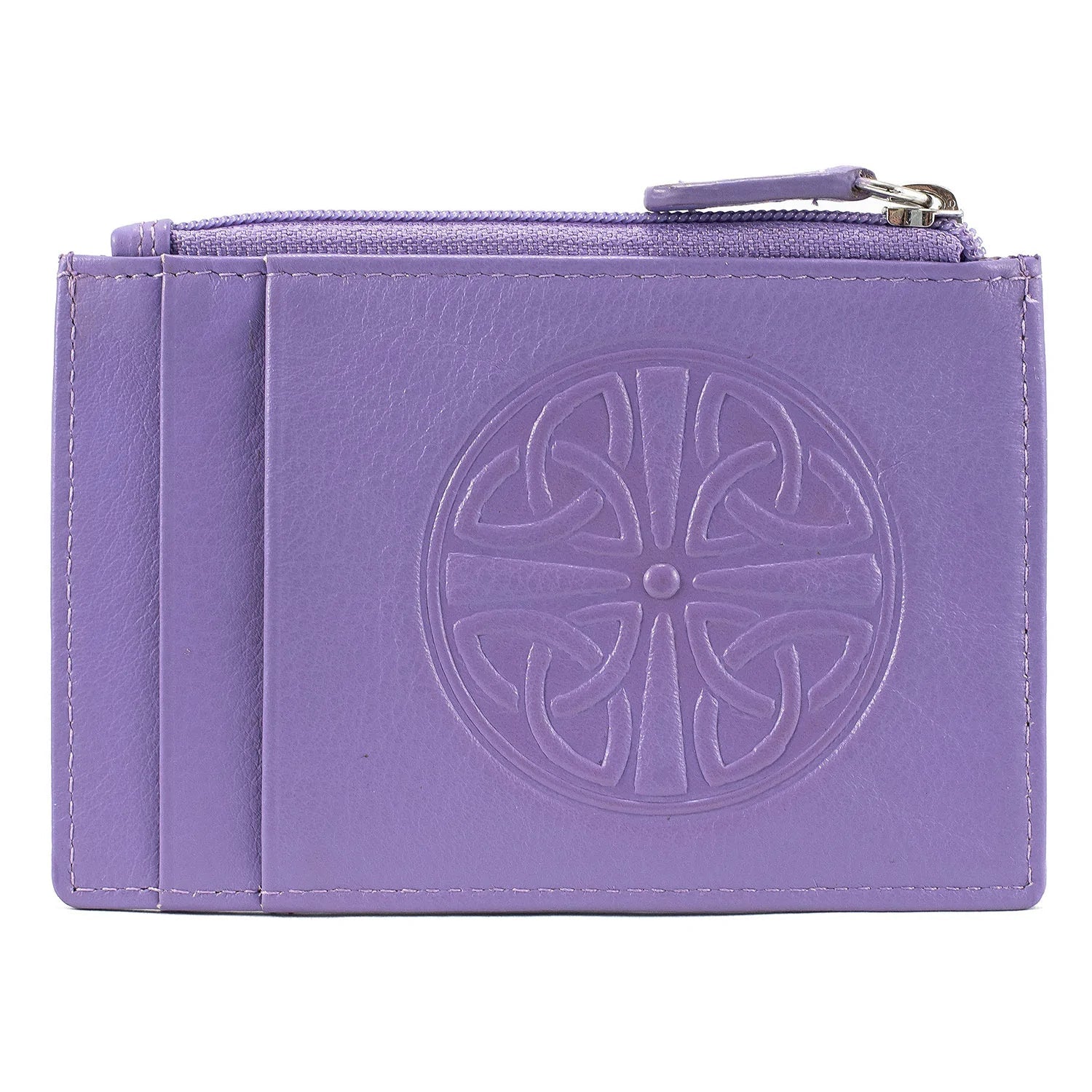 Celtic Knot Leather Wallet - Amethyst - The Celtic Gift Store - Wallets