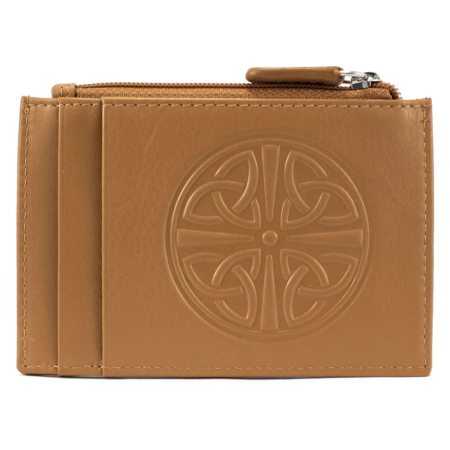 Celtic Knot Leather Wallet - Camel - The Celtic Gift Store - Wallets