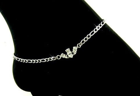 Claddagh Anklet - The Celtic Gift Store - 