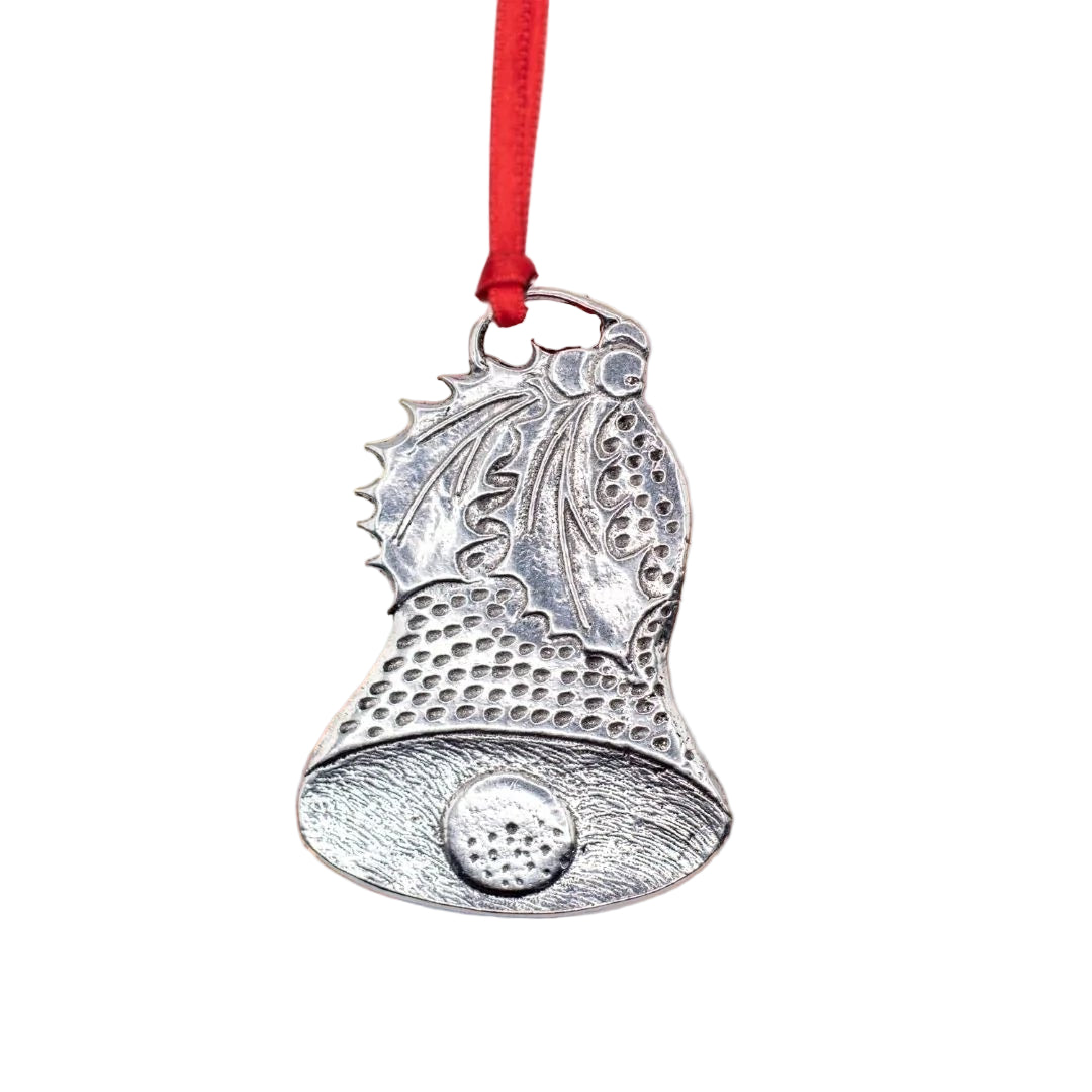 Classic Christmas Decoration in Pewter - Bell - The Celtic Gift Store - Holiday