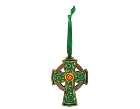 Celtic Threads Cross Ornament