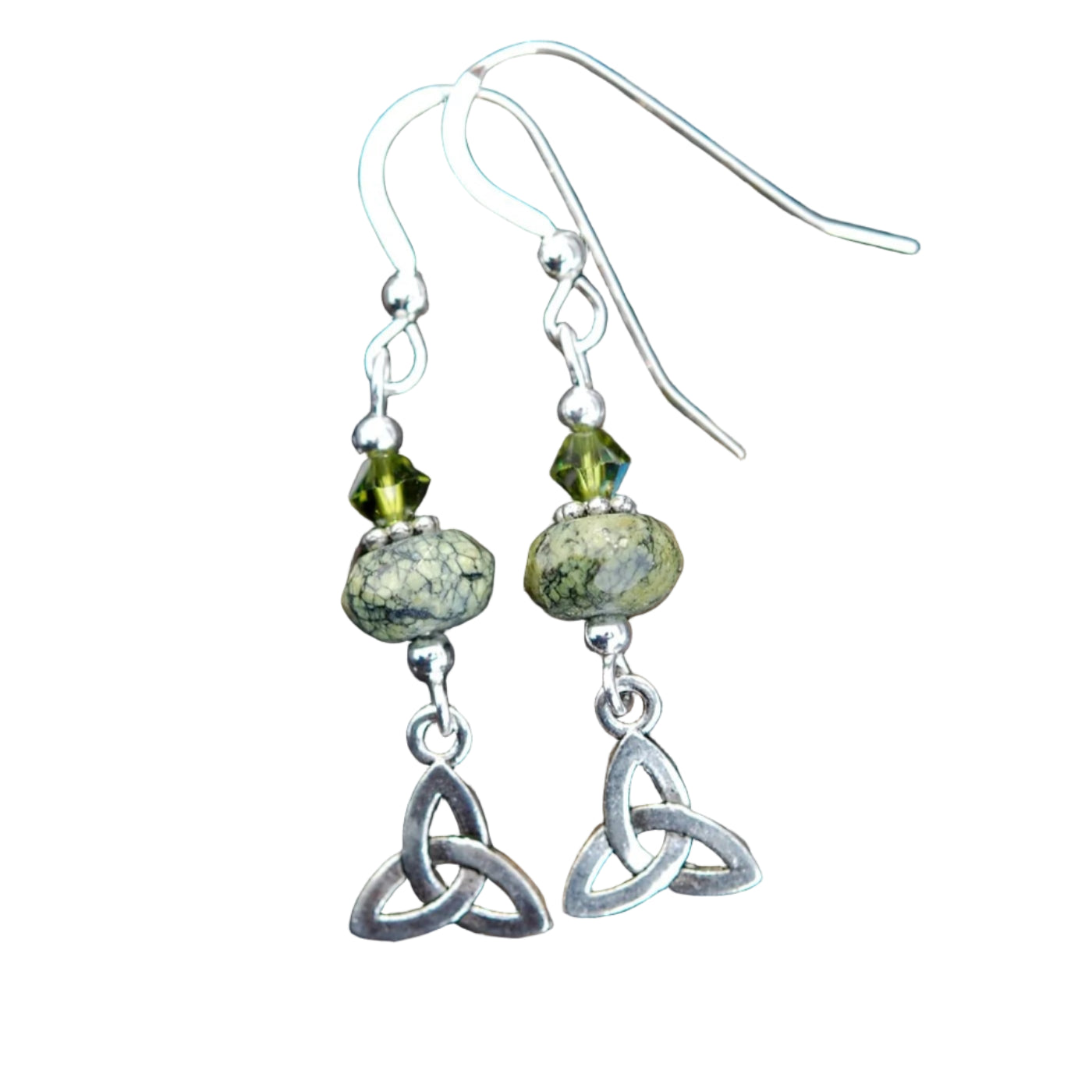 Cruthú Serpentine Trinity Knot Earrings - The Celtic Gift Store - Earrings