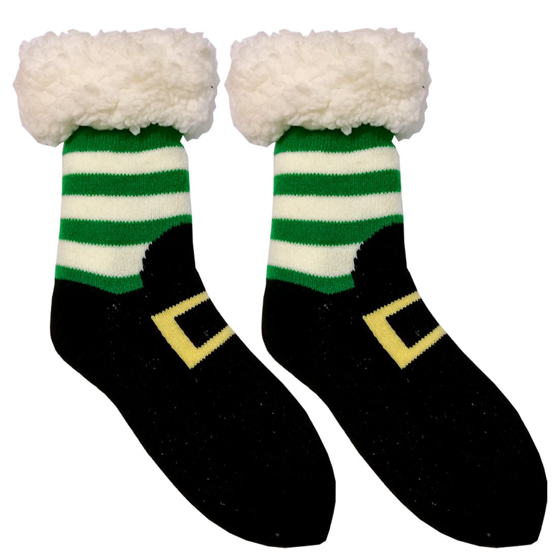 Emerald/White Leprechaun Kids Slipper - The Celtic Gift Store - 