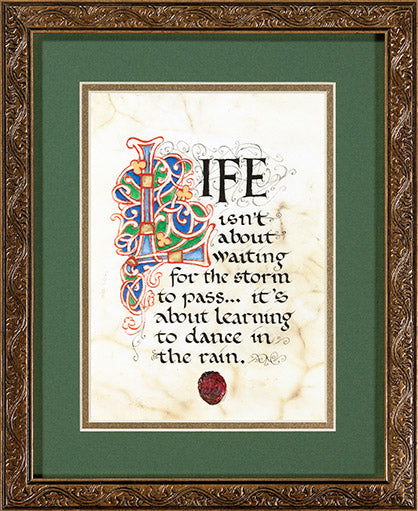 'May the Road Rise' Irish Blessing 8x10 Framed