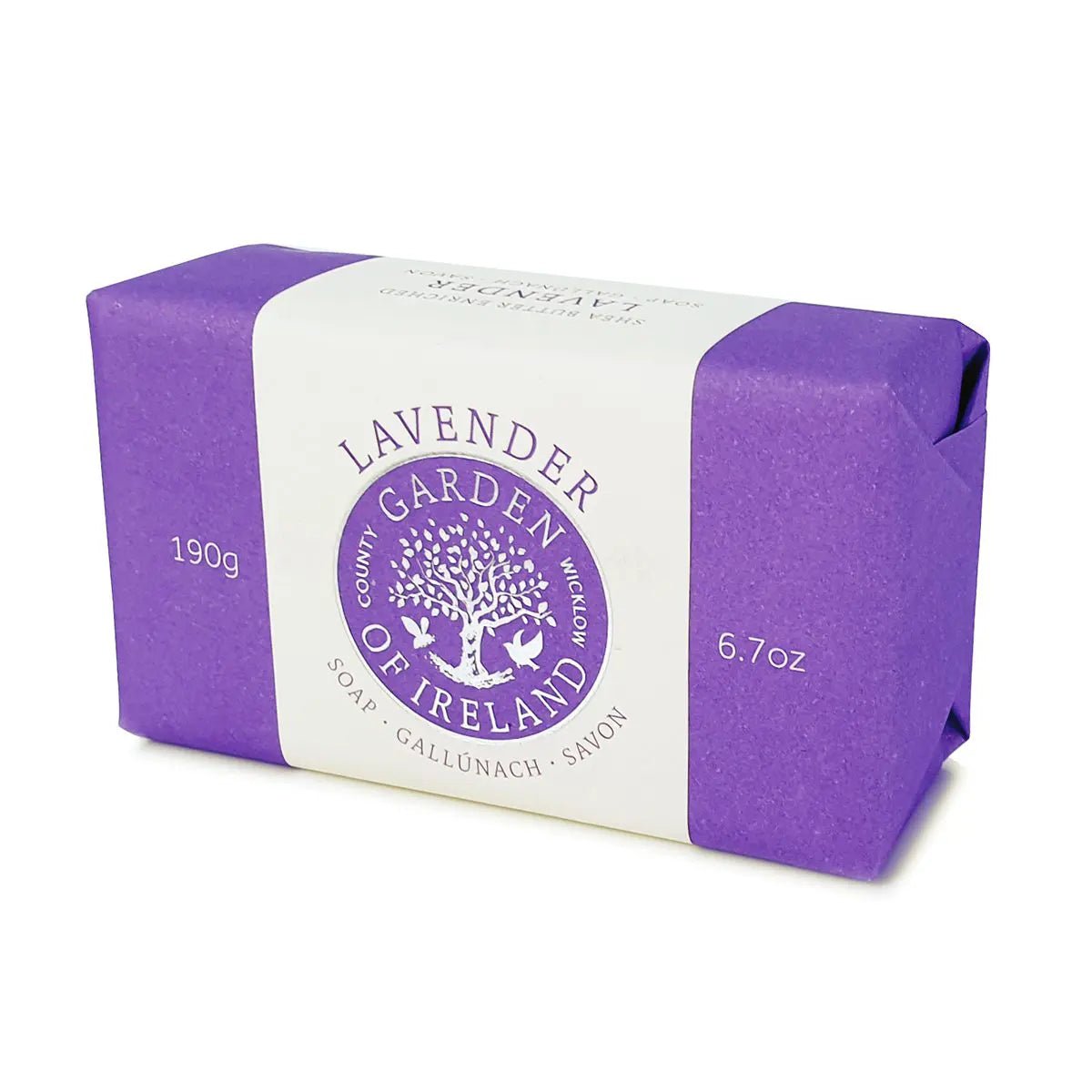Garden of Ireland Lavender Shea Butter Soap - The Celtic Gift Store - Soap
