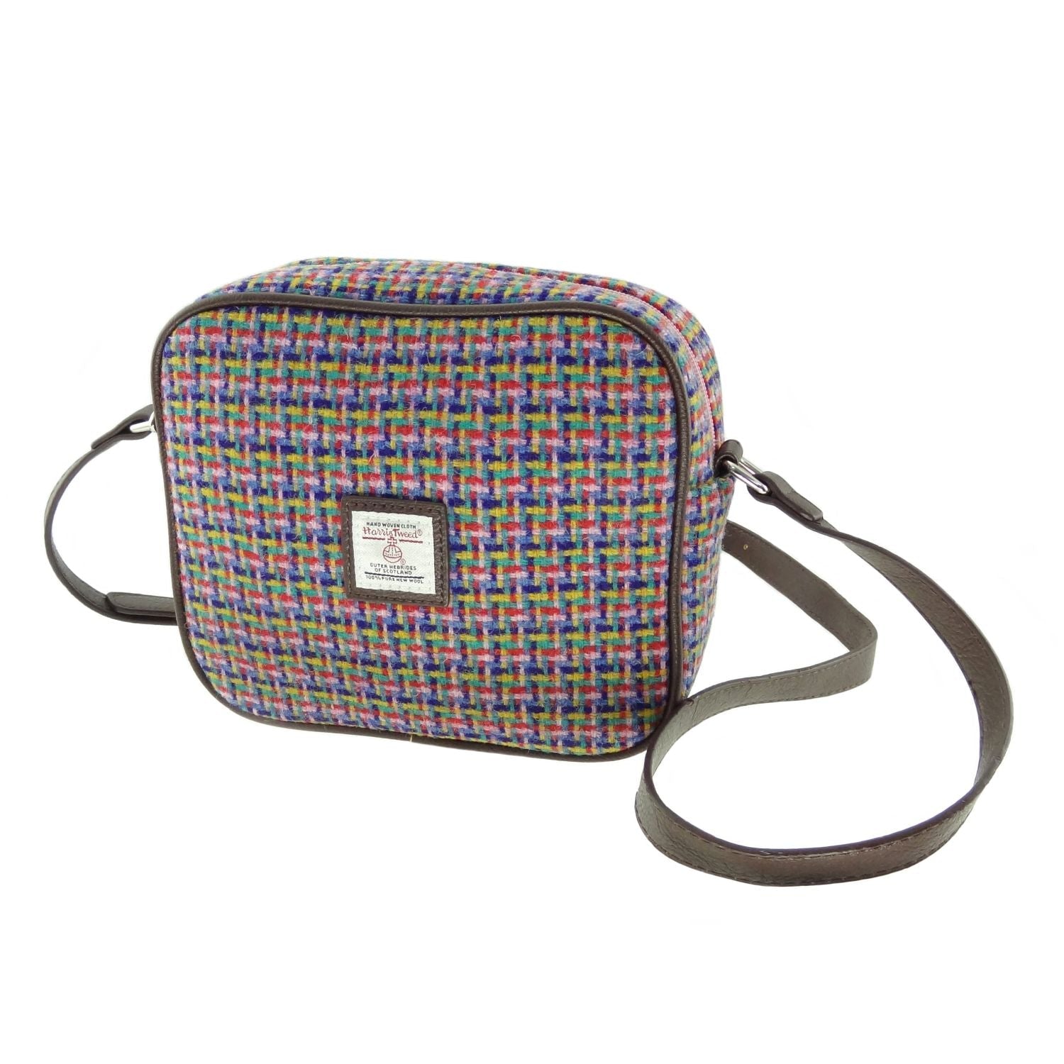 Glen Appin Jazzy Weave Harris Tweed Mini Bag - The Celtic Gift Store - Handbags