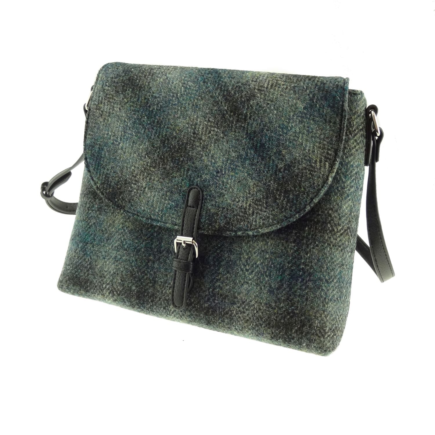 Glen Appin Moss Green Harris Tweed Shoulder Bag - The Celtic Gift Store - Handbags