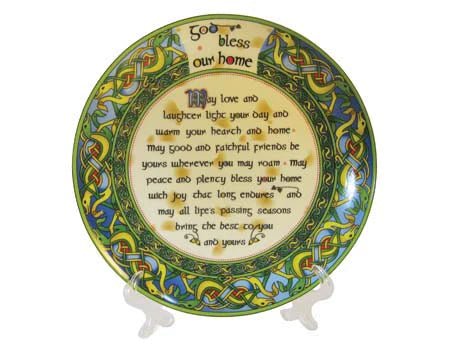 God Bless Our Home Plate - The Celtic Gift Store - 