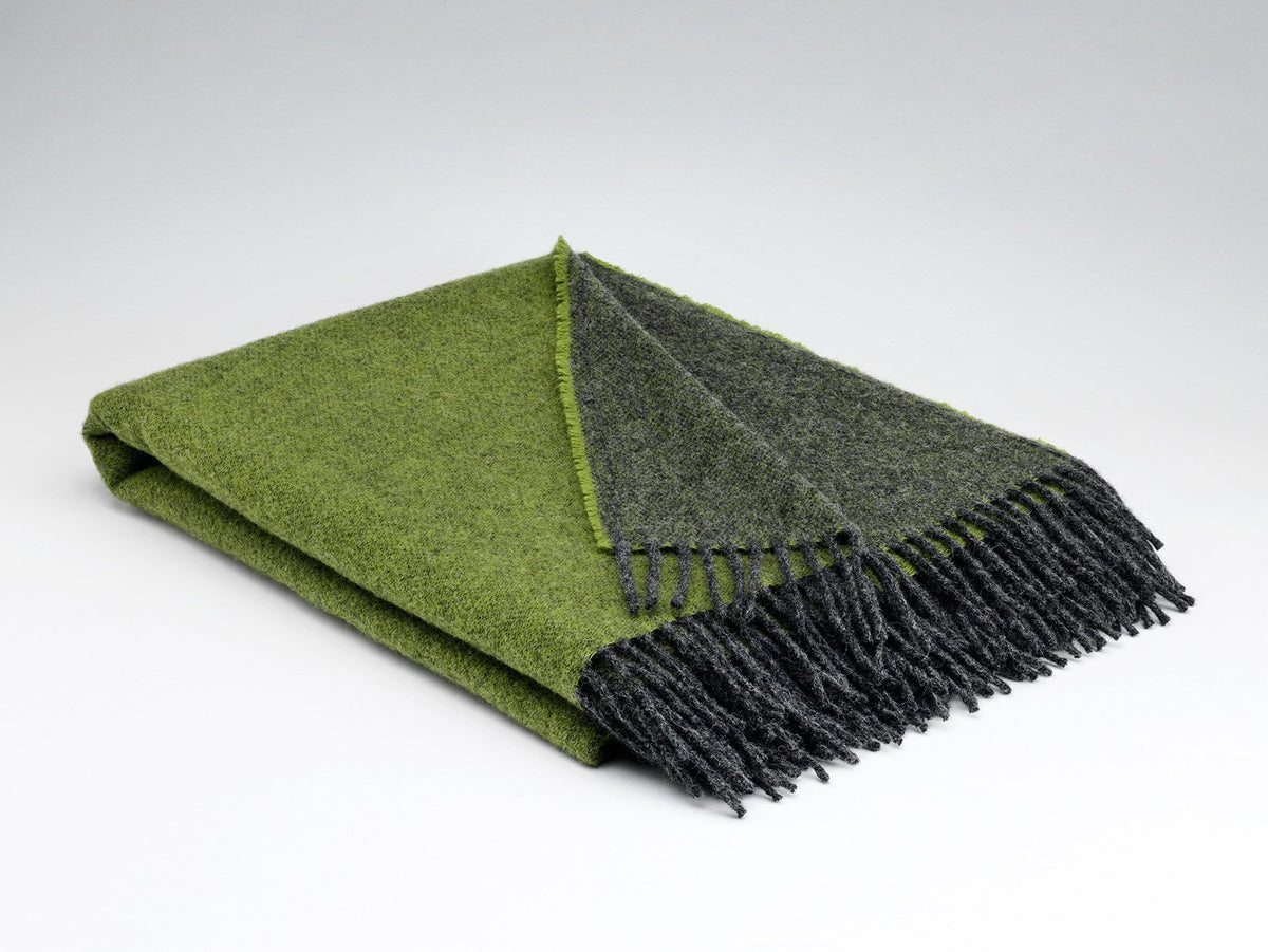Green Meadow McNutt Wool Throw - The Celtic Gift Store - Blankets and Bedding