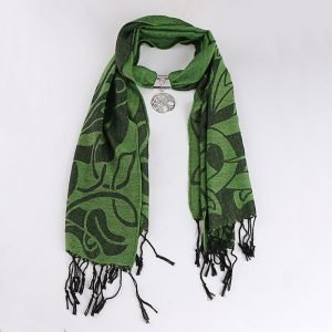 Green Tree Pendant Scarf - The Celtic Gift Store - Neckware